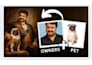 create a custom royal pet and pet owner portrait